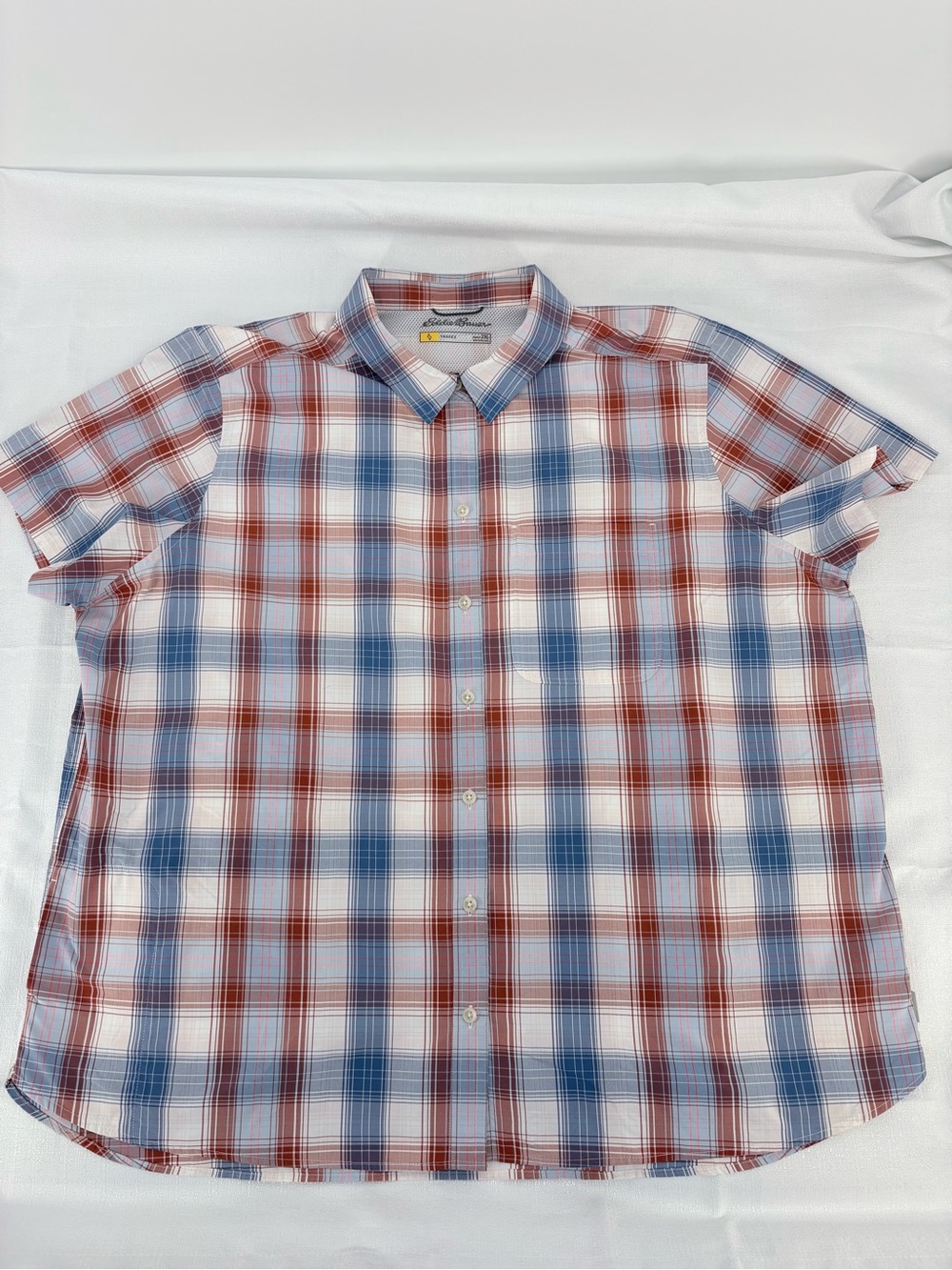 Eddie Bauer Travex Women’s 2XL Short Sleeve Lightweight Button Up Short